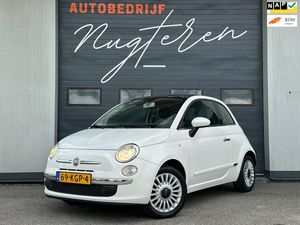 Fiat 500 - 1.2 Lounge|Pano|Airco|LMV|NAP| - AutoWereld.nl