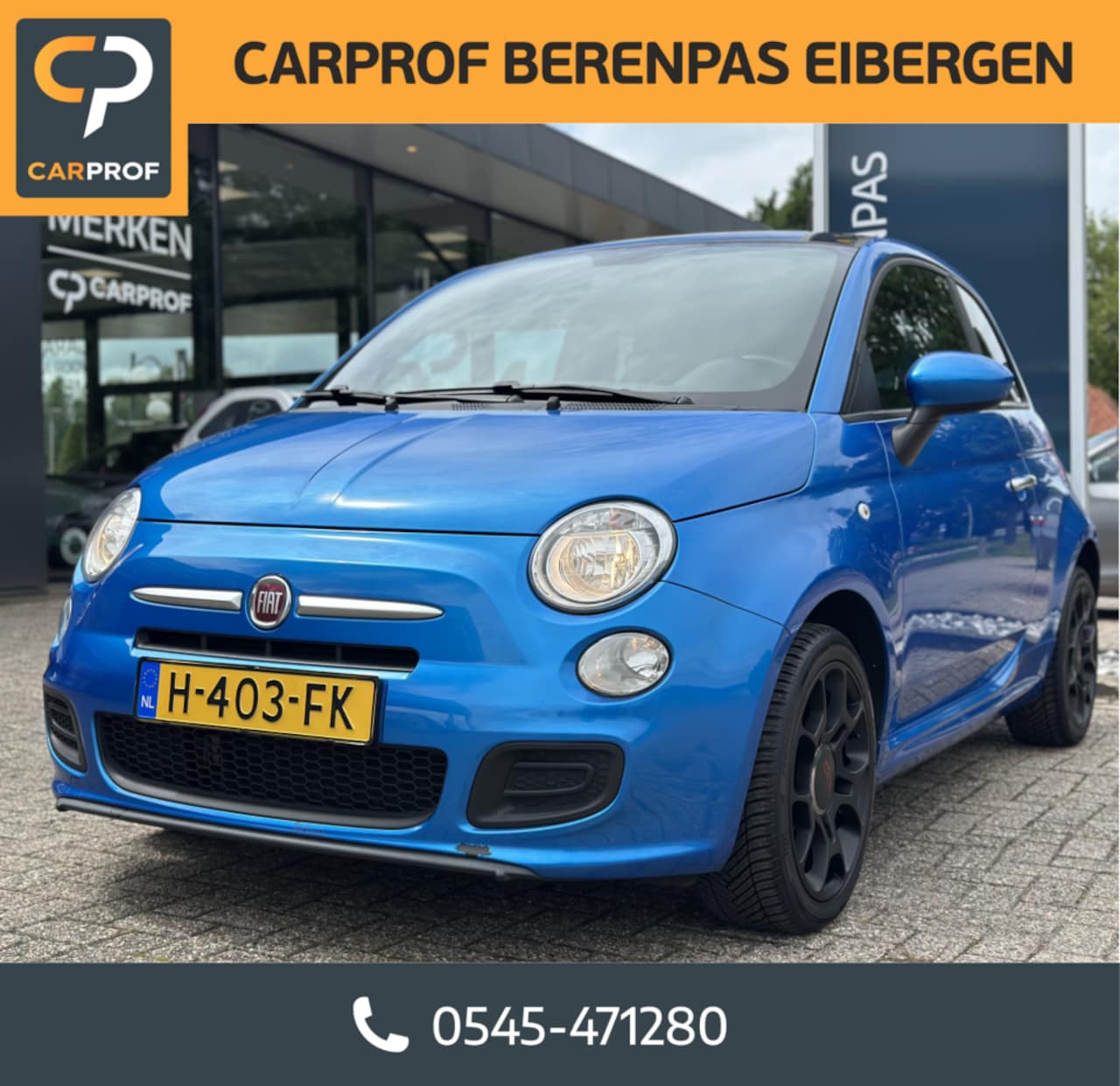 Fiat 500 - 1.2 500S '' Airco - elektrische ramen - Allseasonbanden '' - AutoWereld.nl
