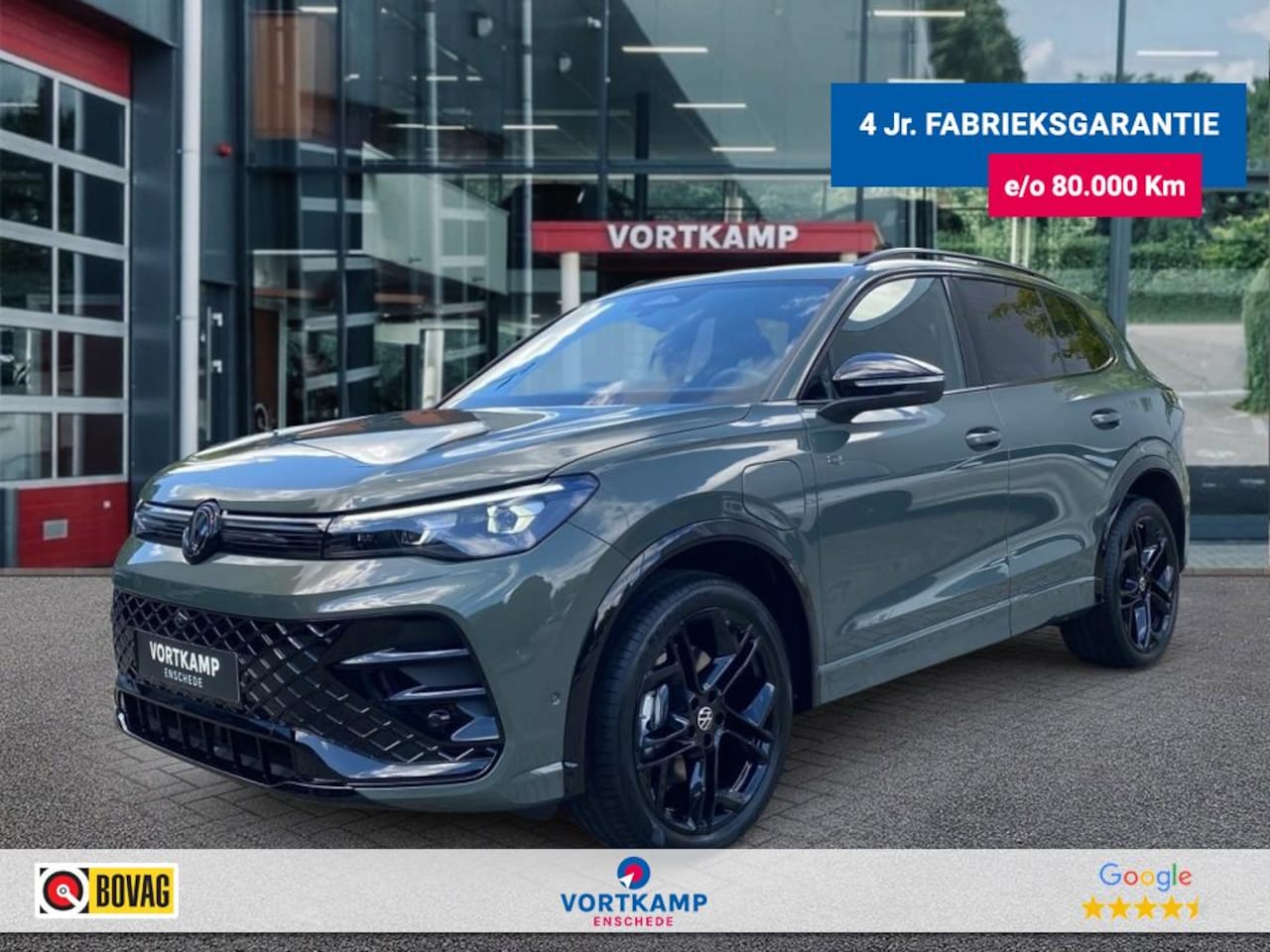 Volkswagen Tiguan - 1.5 TSI DSG eHYBRID R-LINE TREKHAAK/360-CAM/ELEK-KLEP/ACC/IQ/STOEL+STUURVERW - AutoWereld.nl