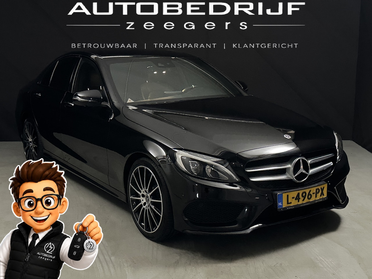 Mercedes-Benz C-klasse - 300 AMG *Automaat*AC*Navi*Full Leather* - AutoWereld.nl