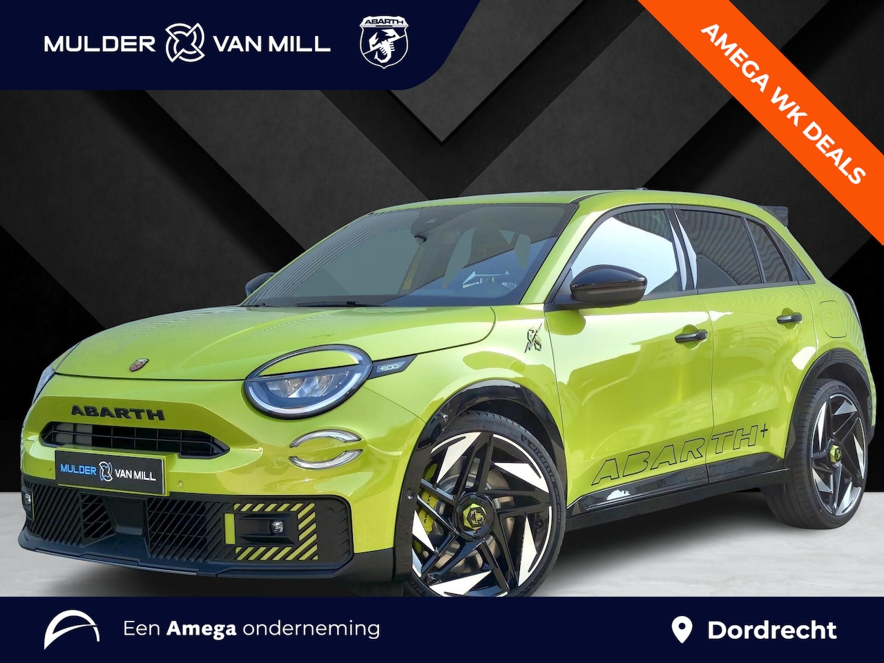 Abarth 600e - Scorpionissima 54kWh 280pk | SABELT SPORTSTOELEN | ADAPTIVE CRUISE | 20" LMV | APPLE CARP - AutoWereld.nl
