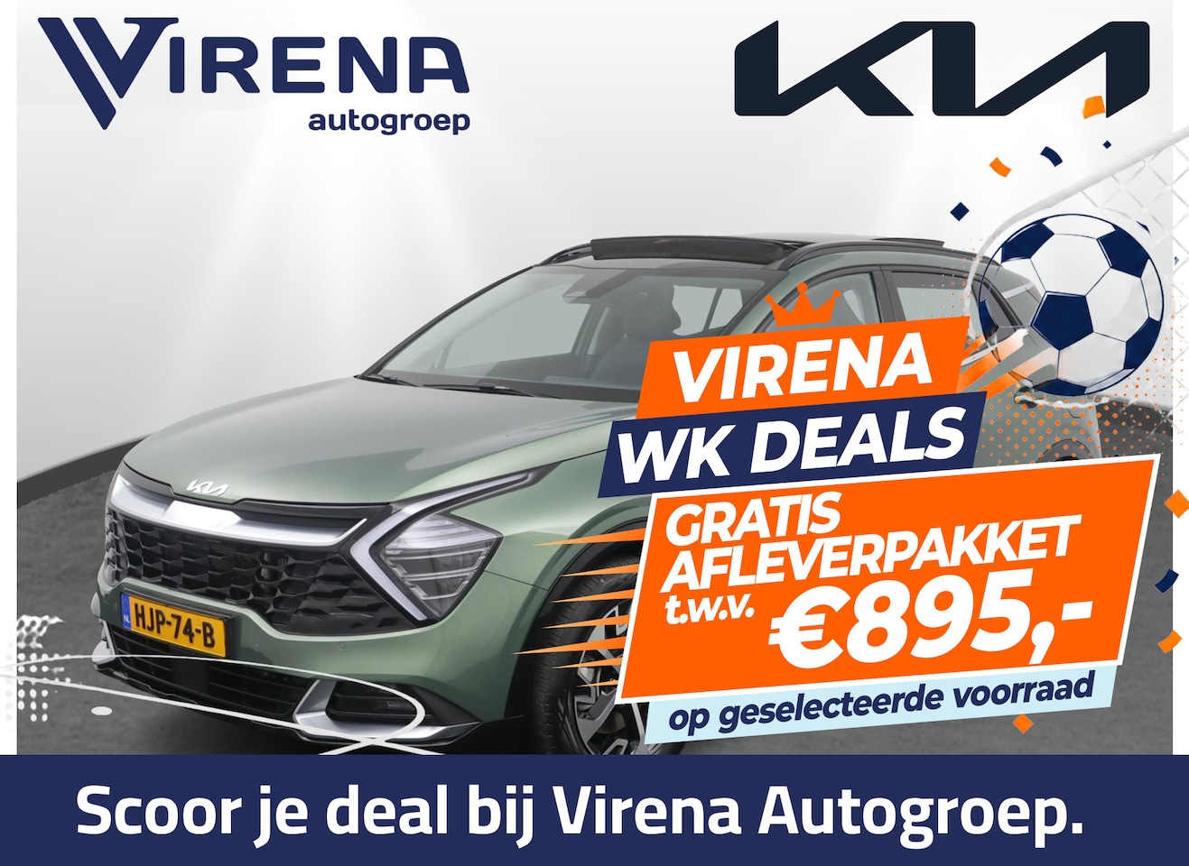 Kia Sportage - 1.6 T-GDi MHEV DynamicPlusLine - Navigatie - Schuif-/kanteldak - Stoel-/stuurverwarming - - AutoWereld.nl