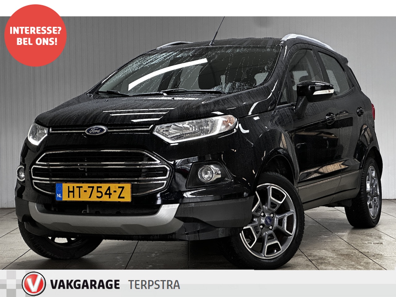 Ford EcoSport - 1.0 EcoBoost Titanium/ D-Riem Verv 106.000KM!/ Clima/ Cruise/ Bluetooth/ Multi.LEDER.Stuur - AutoWereld.nl