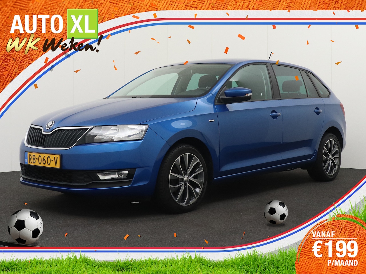 Skoda Rapid Spaceback - 1.0 TSI 96 PK Aut. Business Climate Stoelverw. - AutoWereld.nl