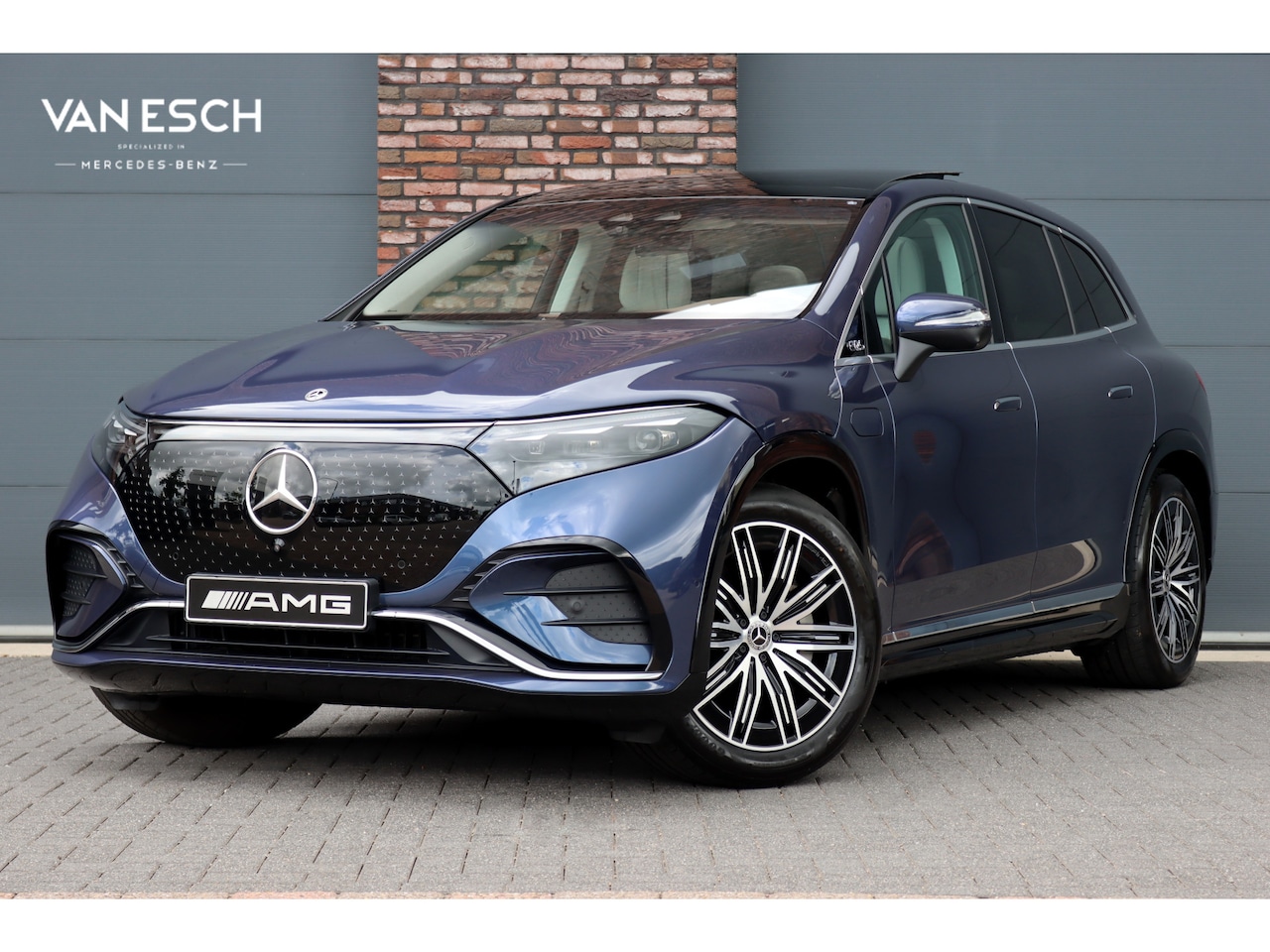 Mercedes-Benz EQS SUV - 450+ AMG Line 118 kWh | Luchtvering | Hyperscreen | Achterasbesturing | Massage | Stoelven - AutoWereld.nl