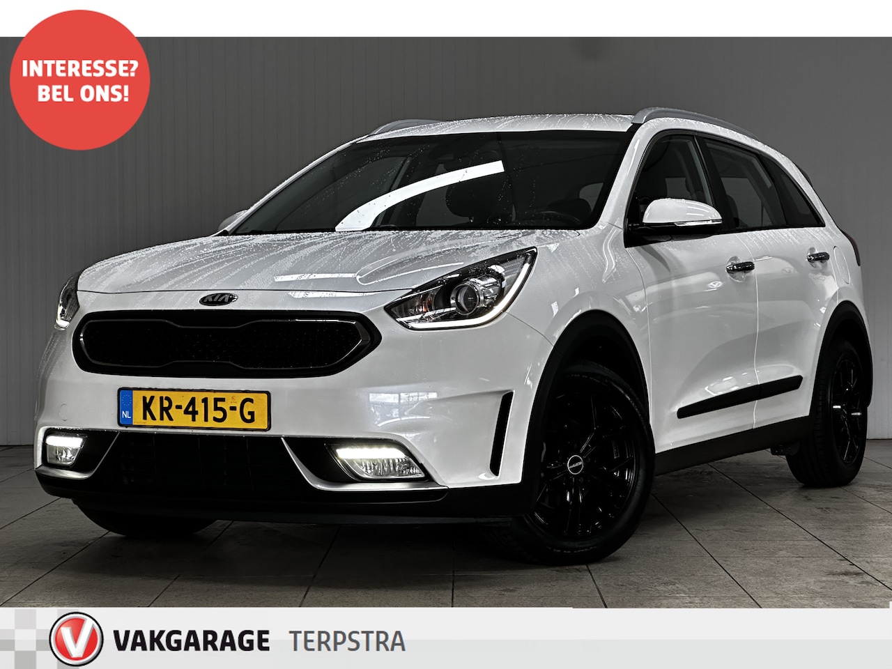 Kia Niro - 1.6 GDi Hybrid First Edition/ AUTOMAAT/ LED Dagrijverl./ Apple+Android/ Camera/ Clima/ Nav - AutoWereld.nl