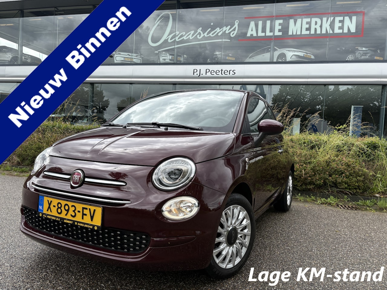 Fiat 500 C - 1.2 lounge Airco - Apple carplay - Navigatie - Parkeersensoren achter - Licht metalen velg - AutoWereld.nl