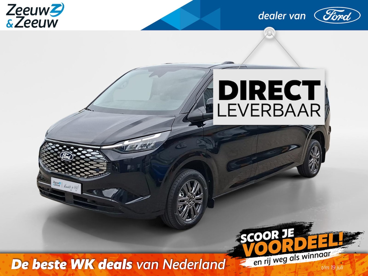 Ford E-Transit Cust. - 340 L2H1 Limited 71 kWh | Direct leverbaar | AGR-Stoel | Driver assistance pack ultimate | - AutoWereld.nl
