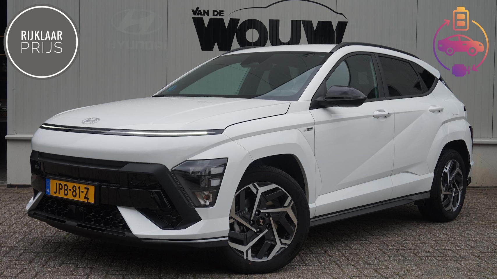 Hyundai Kona - 1.6 GDI HEV Comfort N-line Edition - AutoWereld.nl