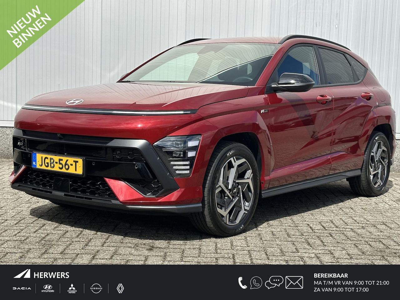 Hyundai Kona - 1.6 GDI HEV N Line / N-Line interieur & Exterieur / Leer-Alcantara / Adaptieve Cruise Cont - AutoWereld.nl