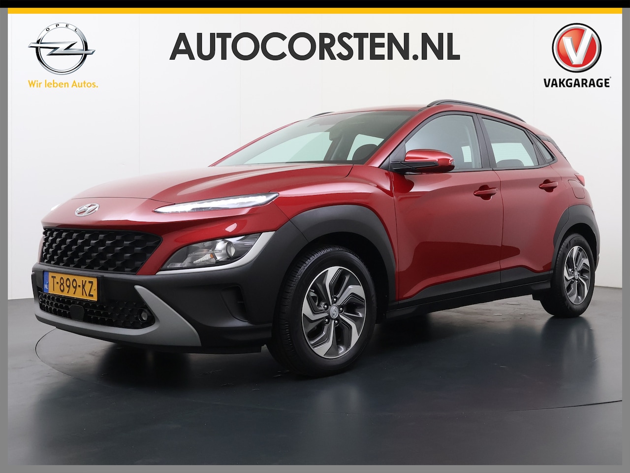 Hyundai Kona - 1.6GDI HEV Hybride Autom. Trekhaak Adap.Cruise Camera Apple Carplay Android Auto Navi Ecc - AutoWereld.nl