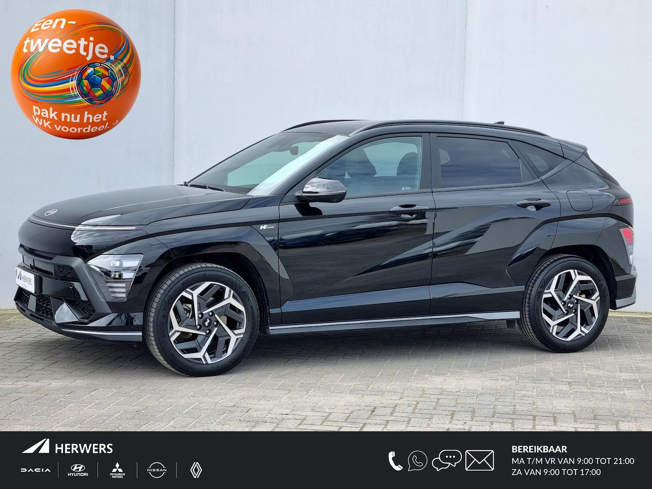 Hyundai Kona - 1.6 GDI HEV N Line Automaat ** Nu met € 4.500 Voordeel ** Nieuw uit voorraad leverbaar ** - AutoWereld.nl