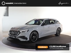 Mercedes-Benz E-klasse Estate - 300 e AMG Line | Premium pakket | Rij assistentie | Panoramadak | 20 inch | Trekhaak | Nig