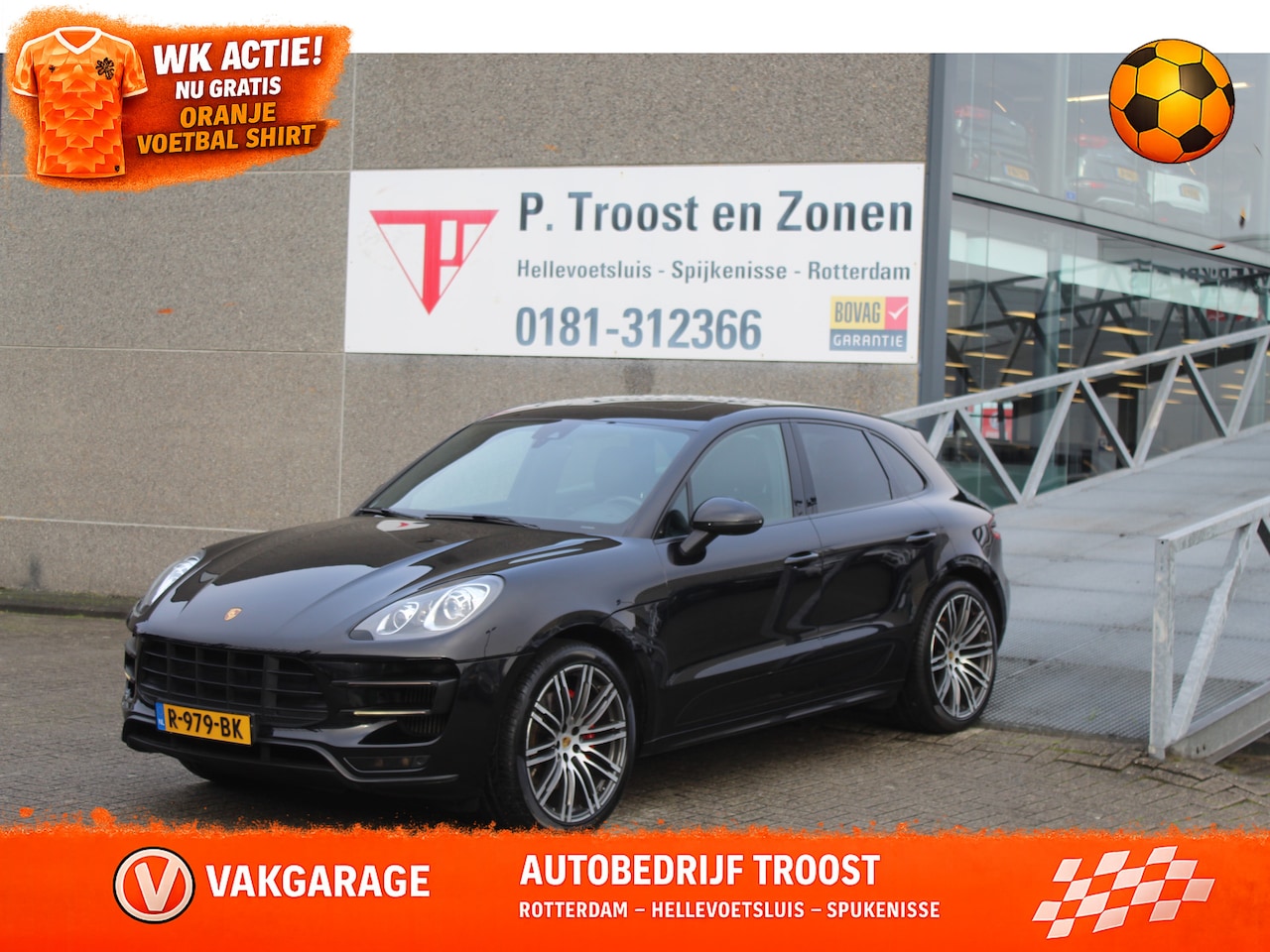 Porsche Macan - 3.6 Turbo Panoramadak/Luchtvering/Sportuitlaat/Bose audio/Navigatie/Lederen bekleding/Elek - AutoWereld.nl