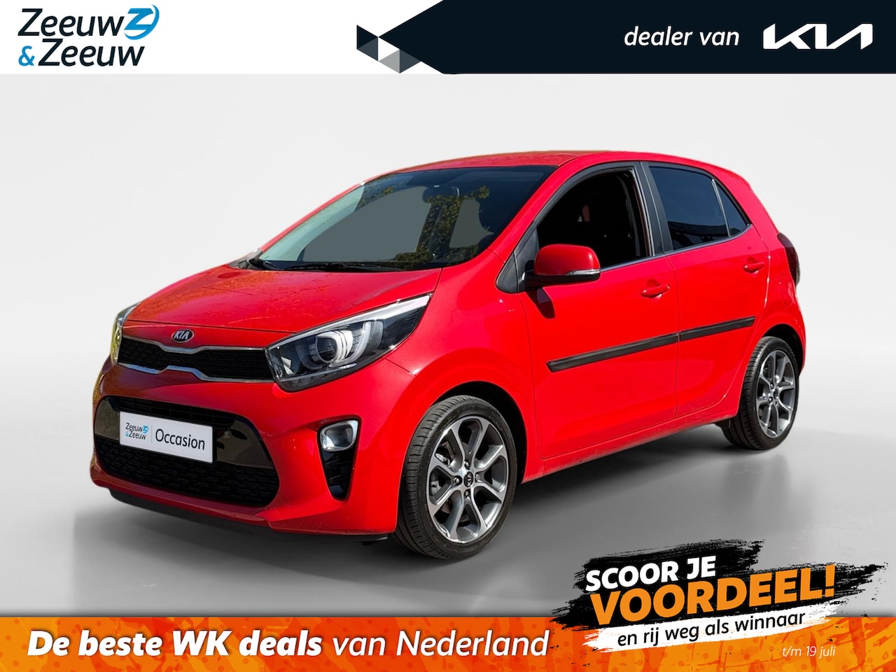 Kia Picanto - 1.0 CVVT Design Edition Lederen bekleding | Cruise control | Climate control | Getint glas - AutoWereld.nl