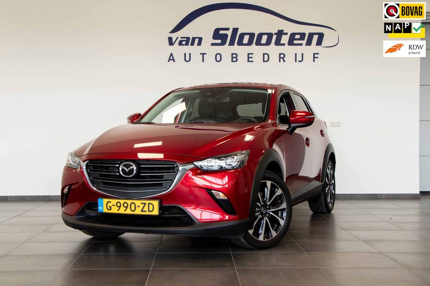 Mazda CX-3 - 2.0 SkyActiv-G 120 Sport Selected |CruiseControl|Navi|Carplay|Trekhaak - AutoWereld.nl