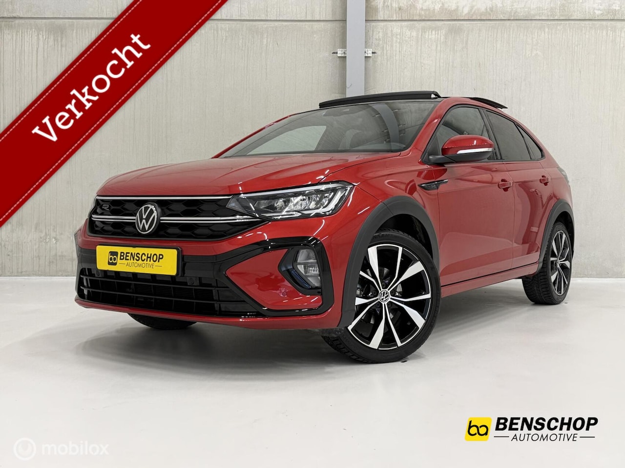 Volkswagen Taigo - 1.0 TSI R-Line Panodak IQ LED ACC Carplay Camera Sfeer - AutoWereld.nl
