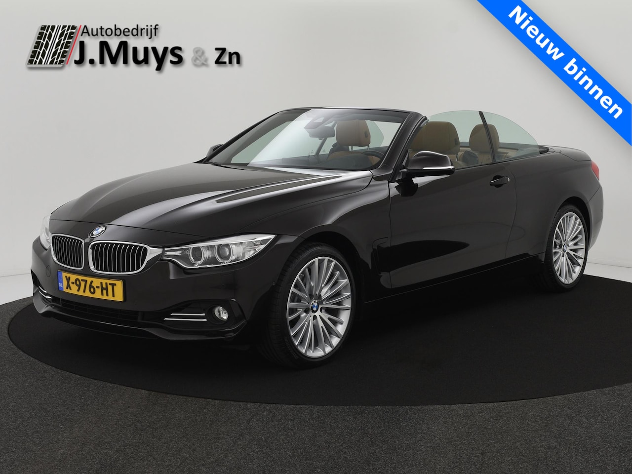 BMW 4-serie Cabrio - 428i xDrive Luxury NAVI|LEER|MEMORYSTOEL|CAMERA|XENON|STOELVERW - AutoWereld.nl