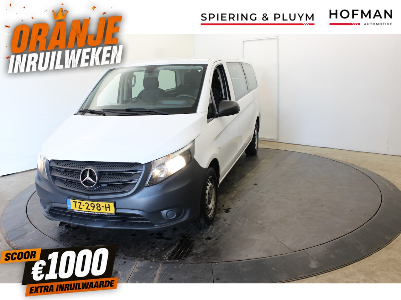 Mercedes-Benz Vito Tourer - 109 BT Extra Lang 9 Pers 2+2+2+3 € 17940 Excl BTW - AutoWereld.nl
