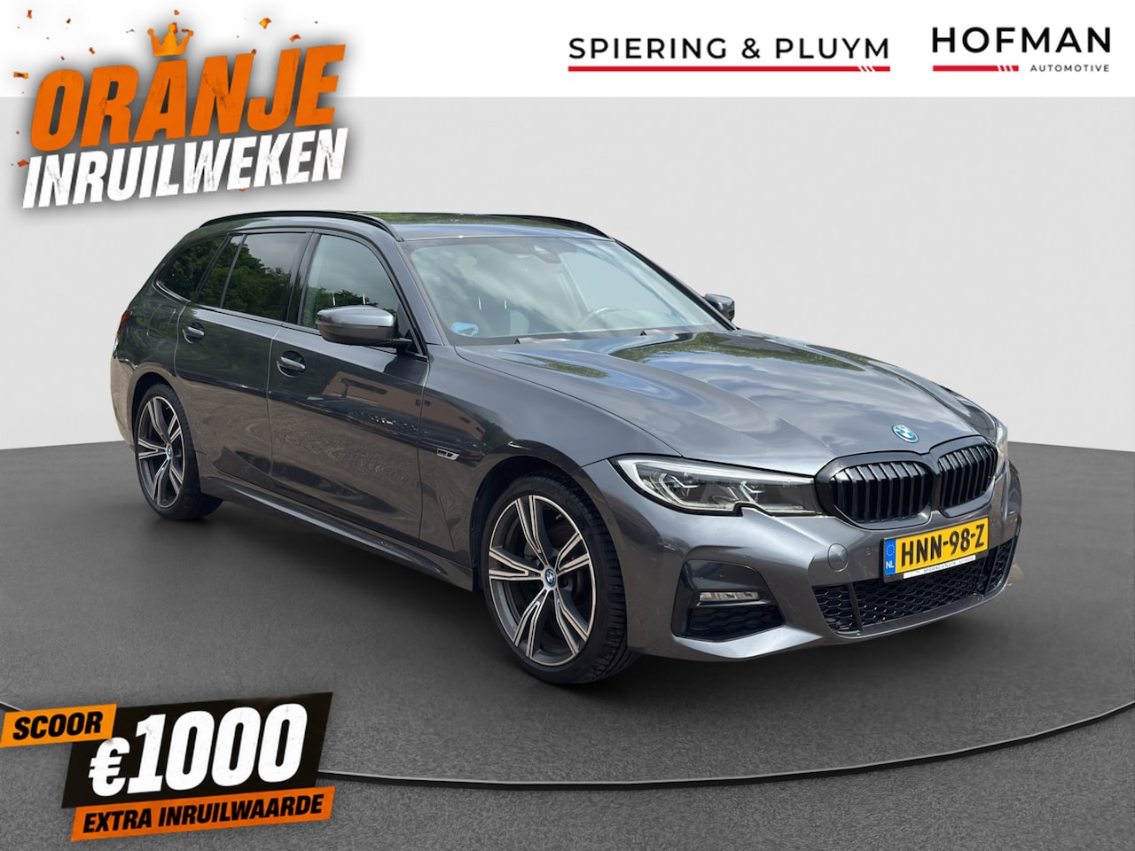 BMW 3-serie Touring - 320e High Executive M-Sport | Head-Up | 19'' | Laser LED | Half leder - AutoWereld.nl