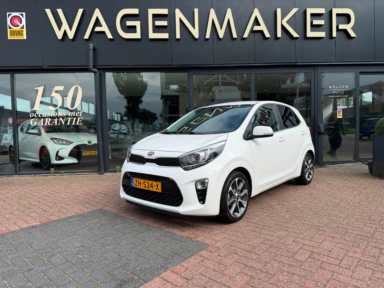 Kia Picanto - 1.0 CVVT Design ed. Leder|Cruise|NAV|Cam|Carplay - AutoWereld.nl