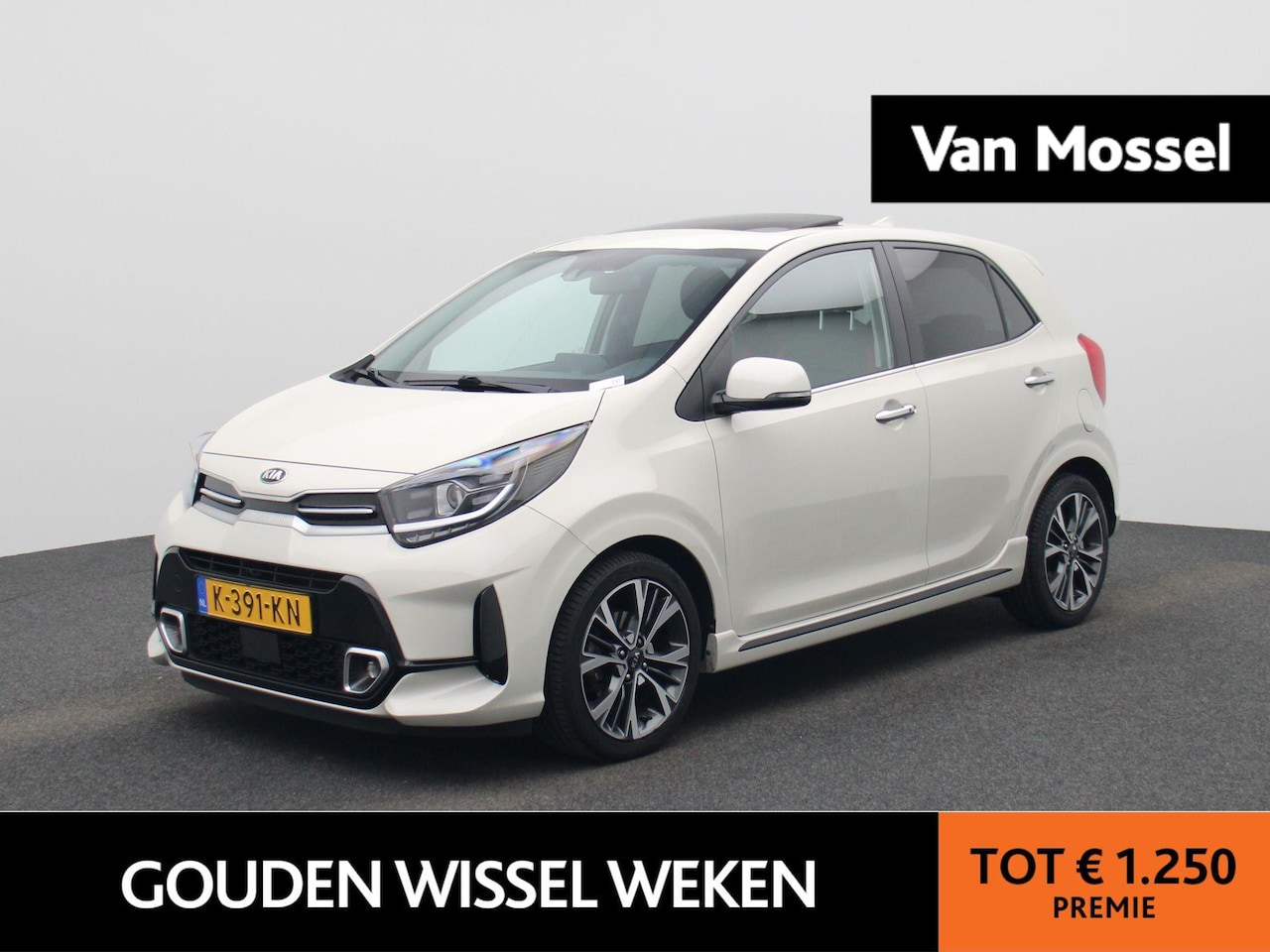 Kia Picanto - 1.0 T-GDi GT-Line 5p | Navigatie | Schuifdak | Apple Carplay / Android Auto | Achteruitrij - AutoWereld.nl