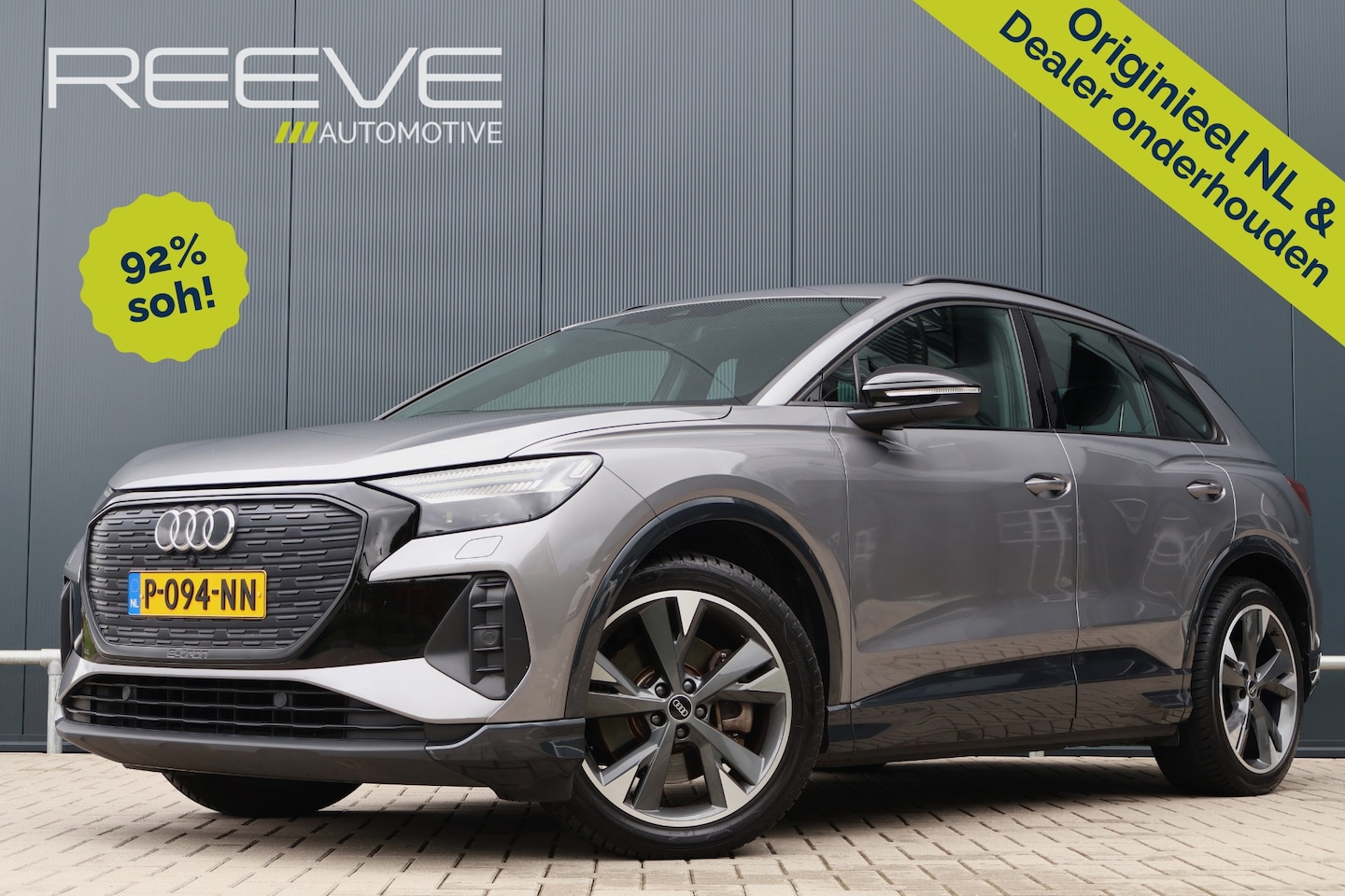 Audi Q4 e-tron - 40 Advanced edition 77 kWh 92% soh! | Stoelverwarming | Warmtepomp | 20 Inch | Elektrisch - AutoWereld.nl