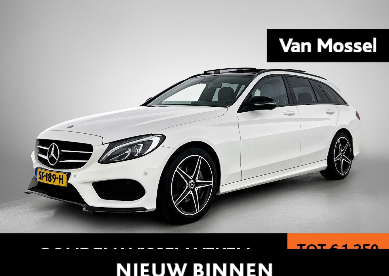 Mercedes-Benz C-klasse Estate - 180 Sport Edition Premium Plus AMG Styling | Automaat | Panoramadak | Achteruitrijcamera | - AutoWereld.nl