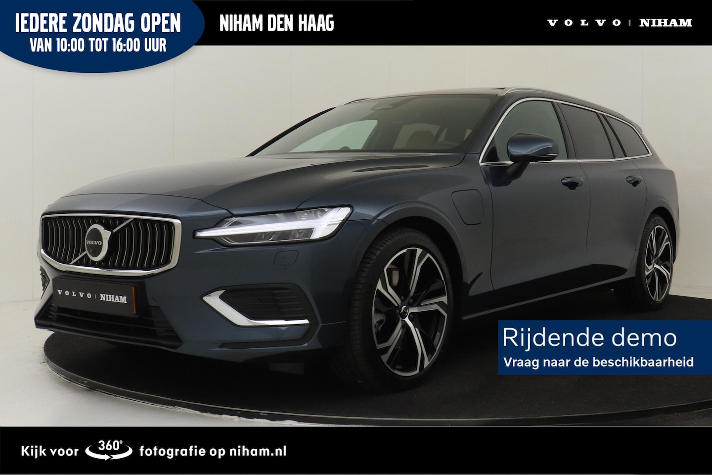 Volvo V60 - T8 PLUG-IN HYBRID AWD ULTRA BRIGHT *FULL OPTIONS!* -PANO.DAK|BOWERS&WILKINS|GEVENT.LEDER+M - AutoWereld.nl