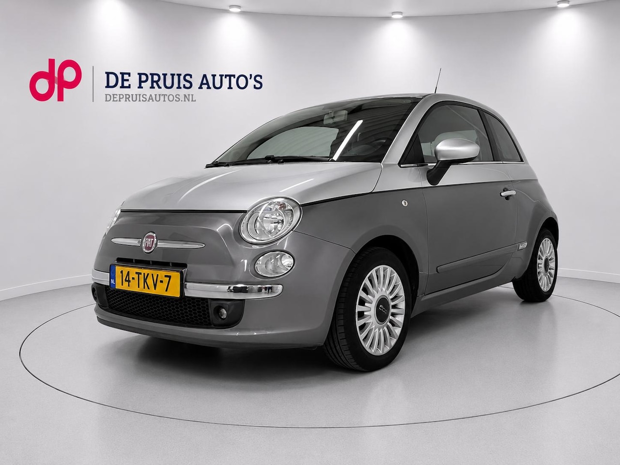 Fiat 500 - 1.2 Bicolore TomTom-navigatie Airco El. ramen PDC achter 15inch LM - AutoWereld.nl