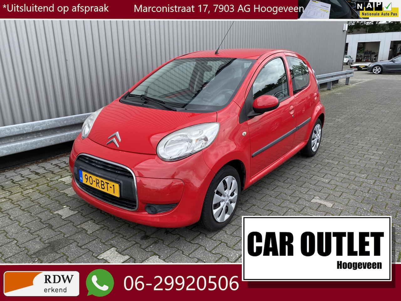 Citroën C1 - 1.0-12V Selection 97Dkm.NAP, 5-Drs, A/C, Elec.ramen, Centr.vergr, – Inruil Mogelijk – - AutoWereld.nl