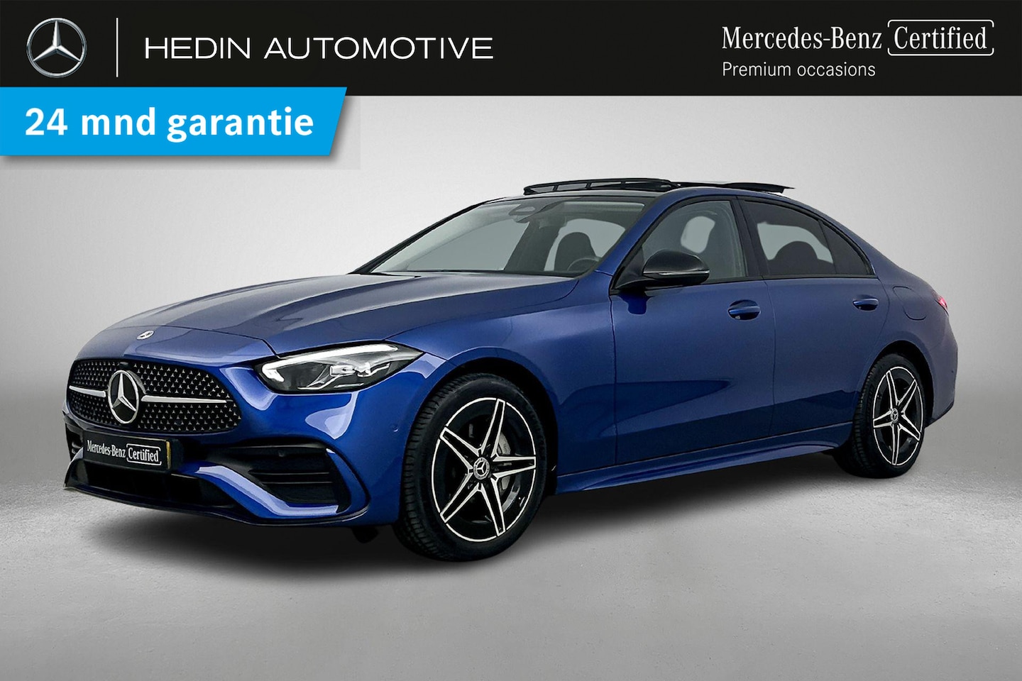 Mercedes-Benz C-klasse - C 300e Limousine Automaat AMG Line | Panoramadak | LED | Sfeerverlichting | Parktronic | S - AutoWereld.nl