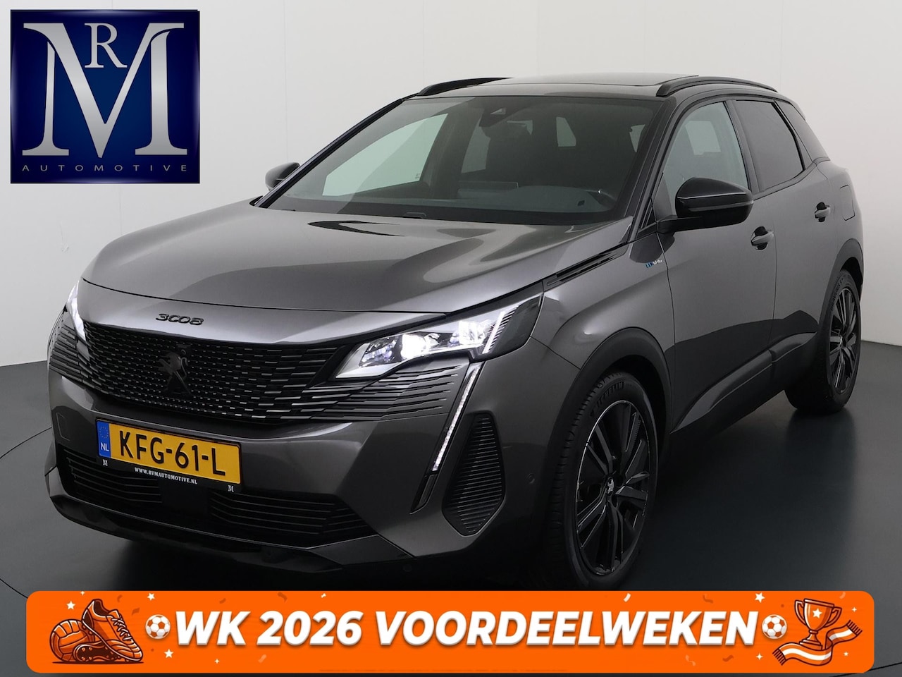 Peugeot 3008 - 1.6 HYbrid 225 GT Pack Business VAN: 27.900,- VOOR: 24.877,- UW WKVOORDEEL: 3.023,- | PANO - AutoWereld.nl