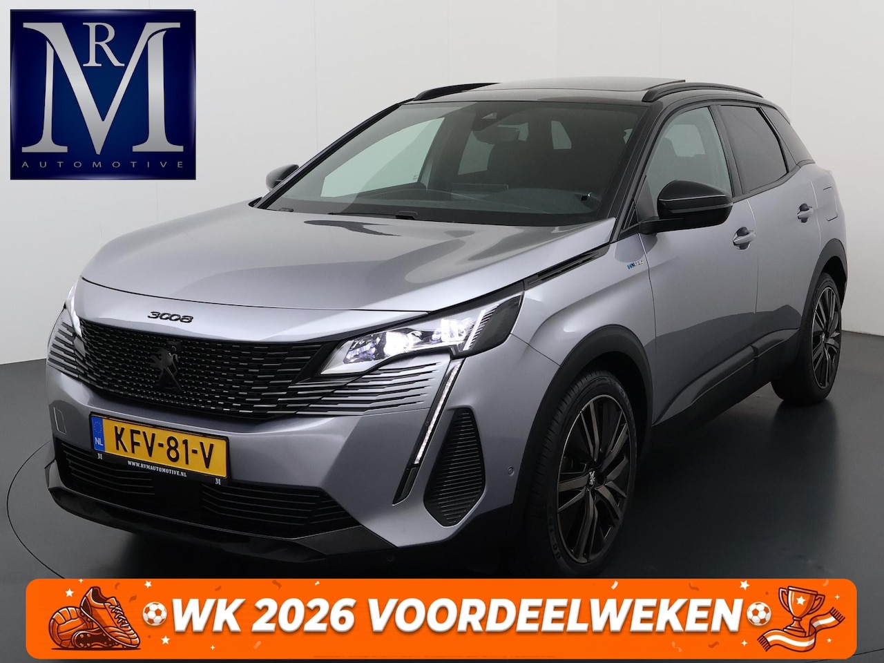 Peugeot 3008 - 1.6 HYbrid 225 GT Pack Business VAN: 27.900,- VOOR: 24.877,- UW WKVOORDEEL: 3.023,- | BOMV - AutoWereld.nl