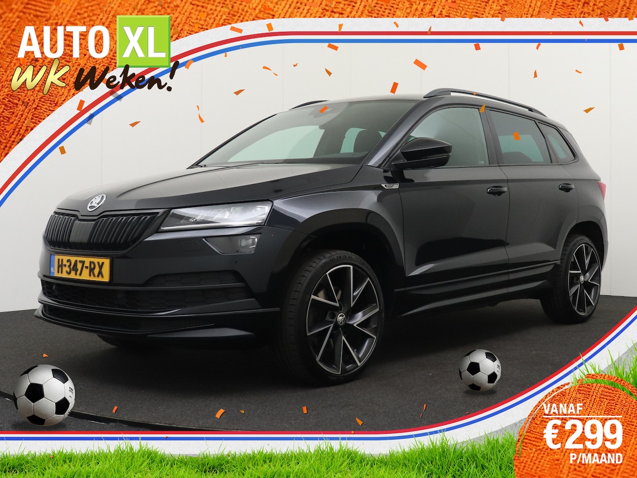 Skoda Karoq - 1.5 TSI 150 PK Aut. Sportline Adap.Cruise 19'LMV Camera - AutoWereld.nl
