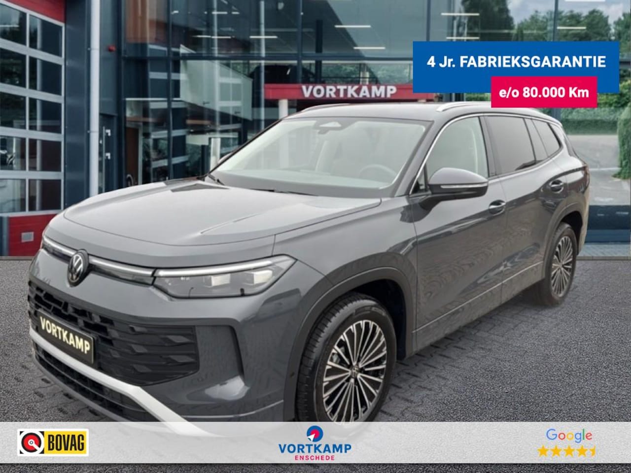 Volkswagen Tayron - 1.5 eTSI DSG LIFE 7PERS/TREKHAAK/CAMERA/ELEKKLEP/ACC/STOEL+STUURVERW - AutoWereld.nl