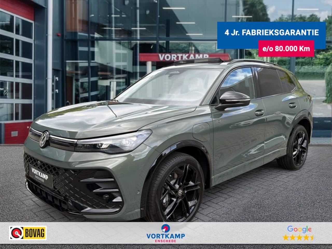 Volkswagen Tiguan - 1.5 TSI e HYBRID R-LINE 272 PK LEDER/PANO-DAK/TREKHAAK/HenK/360CAMERA - AutoWereld.nl