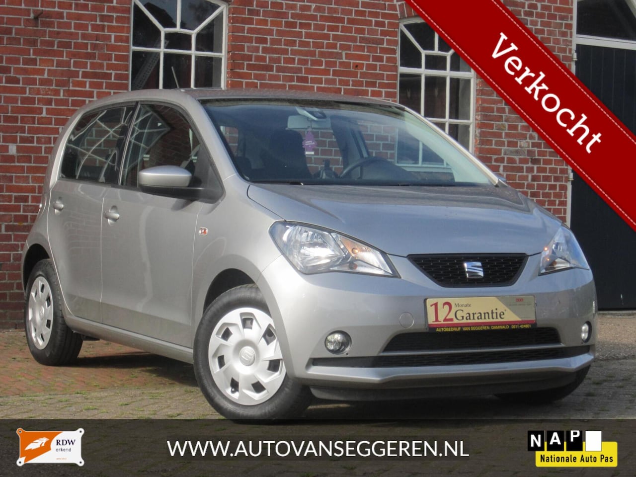 SEAT Mii - 1.0 Sport EcoFuel /33.000 km/zuinig/cruise/1 eign/garantie - AutoWereld.nl