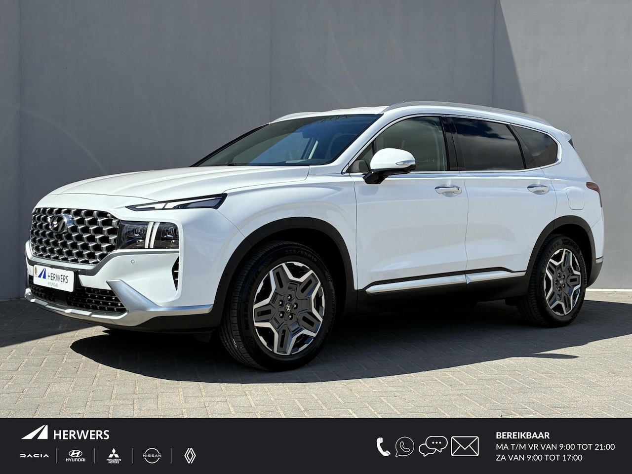 Hyundai Santa Fe - 1.6 T-GDI PHEV Premium / Fabrieksgarantie t/m 8-2027 / Dealer Onderhouden / Stoel-/Stuur-/ - AutoWereld.nl