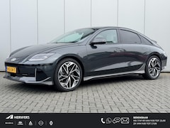 Hyundai IONIQ 6 - Connect 77.4 kWh / SOH 100% / Fabrieksgarantie tot 11-2028 / Wit Leder / 20 Inch All Seaso