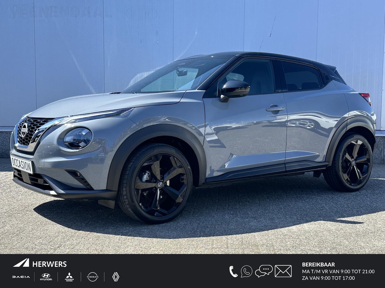 Nissan Juke - 1.0 DIG-T Tekna / Navigatie / Camera / Adpatieve Cruise / Lederen Bekleding / Stoelverwarm - AutoWereld.nl