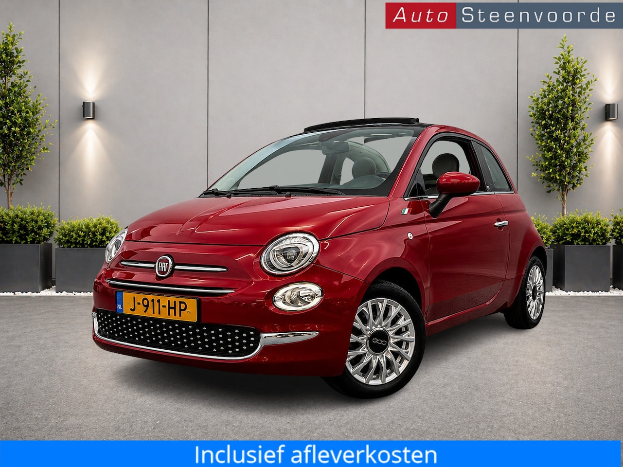 Fiat 500 C - 1.2 Lounge. Mooi Kenteken *911* PDC* Climate* NIEUWE APK - AutoWereld.nl