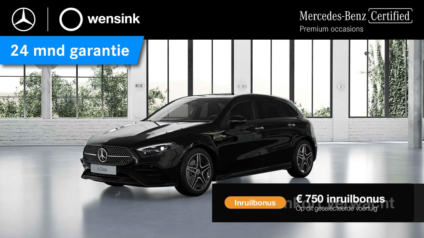 Mercedes-Benz A-klasse - 180 Business Solution AMG | Panoramadak | Widescreen | Sfeerverlichting | Achteruitrijcame - AutoWereld.nl