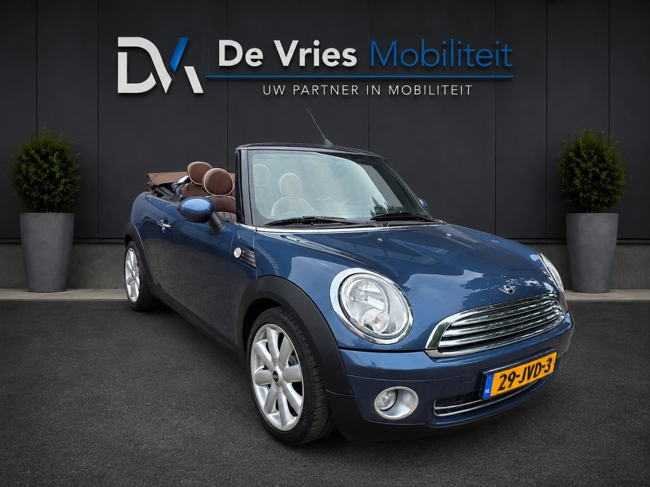 MINI Cabrio - 1.6 Cooper Chili **LEDER-AIRCO-NAP** - AutoWereld.nl