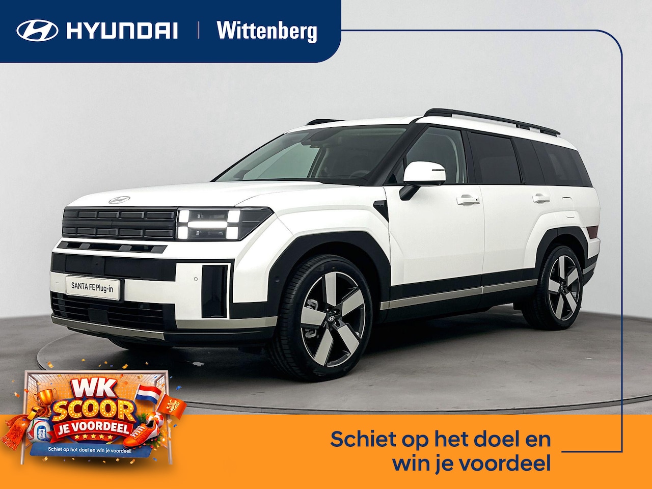 Hyundai Santa Fe - 1.6 T-GDI PHEV Premium Plus 4WD 7p. | €2500 WEGRIJVOORDEEL | LEDER | MEMORY SEATS | STOELV - AutoWereld.nl