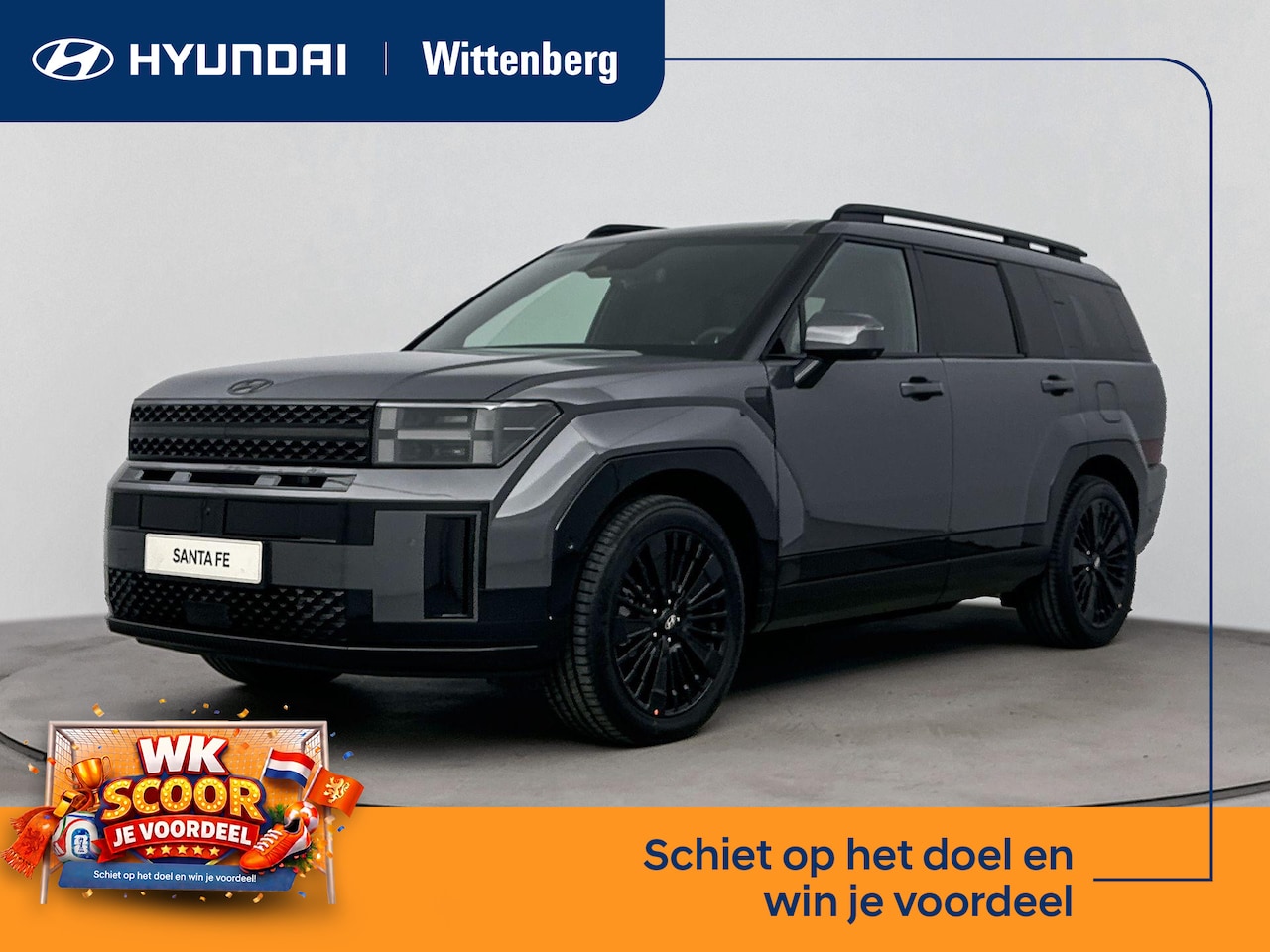 Hyundai Santa Fe - 1.6 T-GDI PHEV Black Line 4WD 7p. | Nieuw | Snel leverbaar - AutoWereld.nl