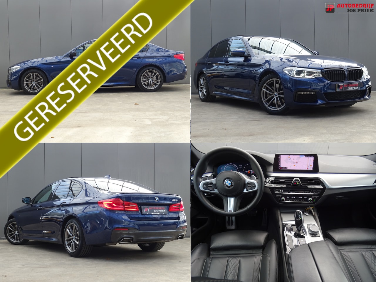 BMW 5-serie - 520i High Executive * LEER * M-PAKKET * DEALER ONDERH. !! - AutoWereld.nl
