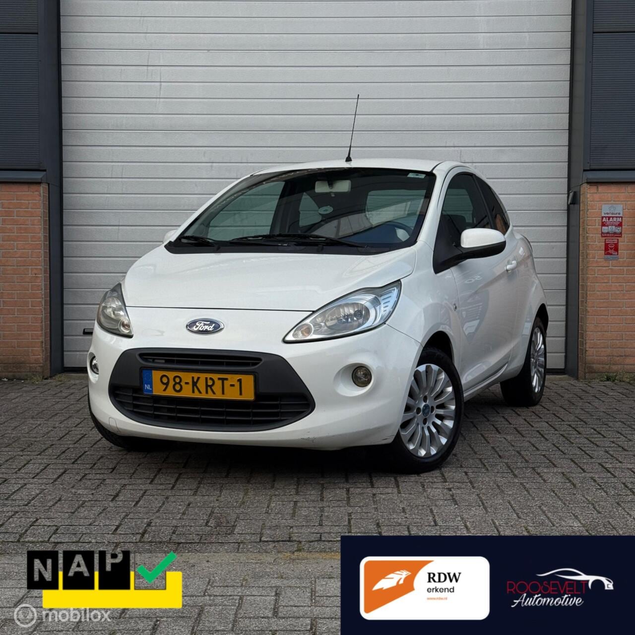 Ford Ka - 1.2 Titanium APK/NAP/AIRCO/PARELMOER/NETTE AUTO - AutoWereld.nl