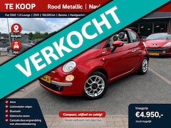 Fiat 500 C - 1.2 Lounge/Cabrio/Navi/Pdc/Half Leer/Groot onderhoud gehad