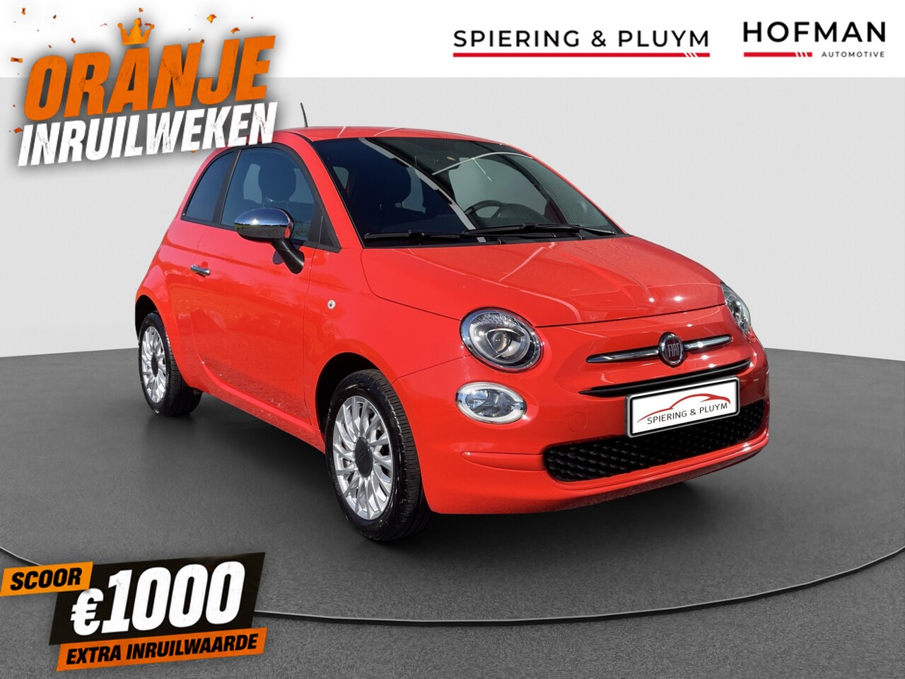 Fiat 500 - 1.0 Hybrid Climate | Navi | LMV - AutoWereld.nl